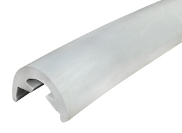 Привальный брус Radial 40х21мм серый Tessilmare ПВХ (10249344)